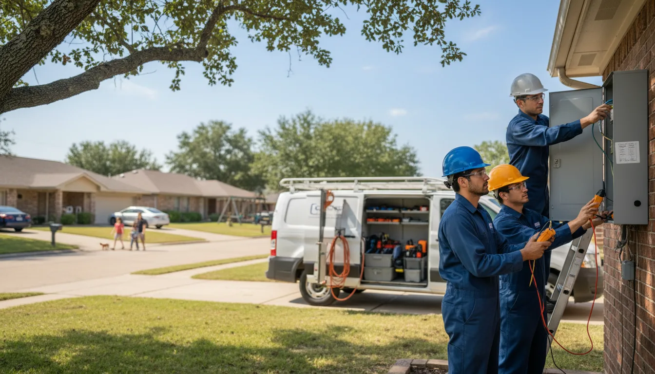 Certified electrician providing emergency electrical services in Ebro, FL